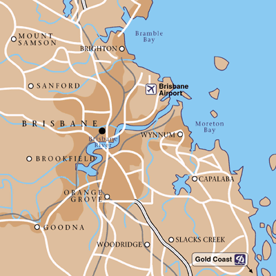 Brisbane Area Map
