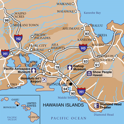 Honolulu Area Map