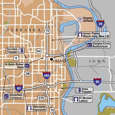 Omaha Area Map