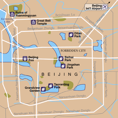 Beijing Area Map