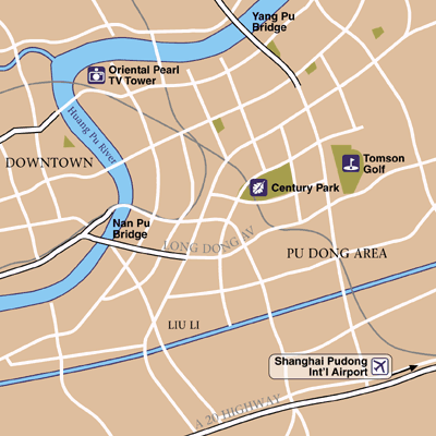 Shanghai Area Map