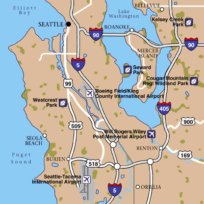 Seattle Area Map