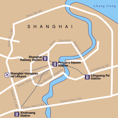 Shanghai Area Map