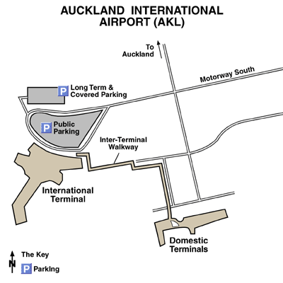 Auckland International Airport Map
