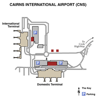 Cairns International Airport Map