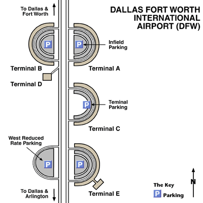 Dallas Fort Worth International Airport Map
