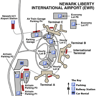 Newark Liberty International Airport Map