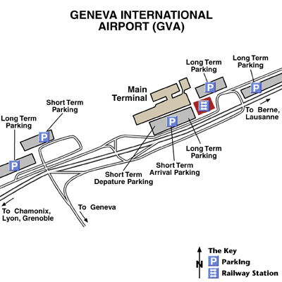 Geneva International Airport Map