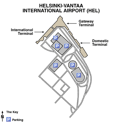 Helsinki-Vantaa Airport Map