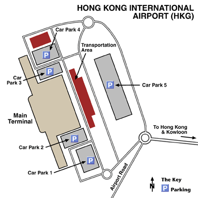 Hong Kong International Airport Map