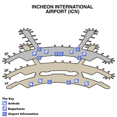Incheon International Airport Airport Maps - Maps and Directions to ...