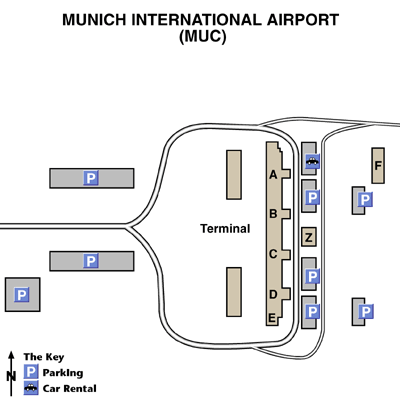 Munich International Airport Map