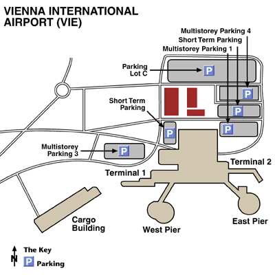 Vienna International Airport Map