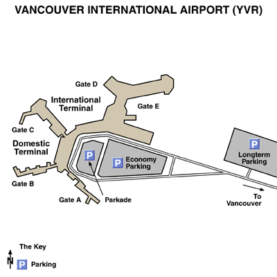 Vancouver Airport Map